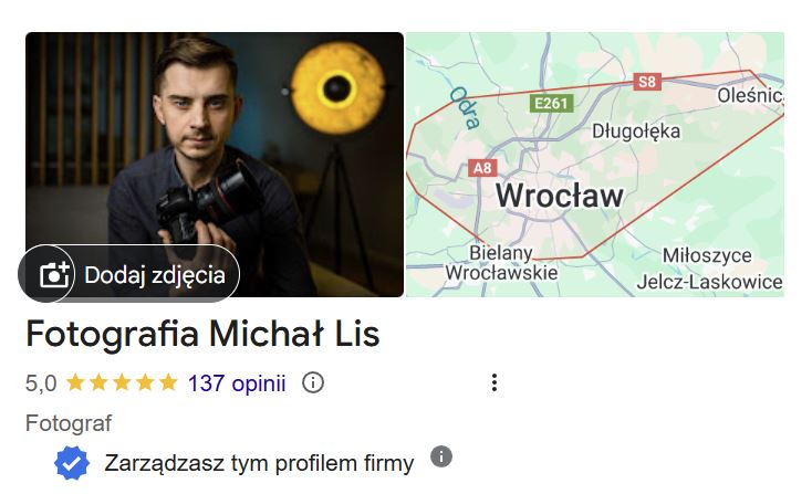 Fotograf Michał Lis, Wrocław, opinie