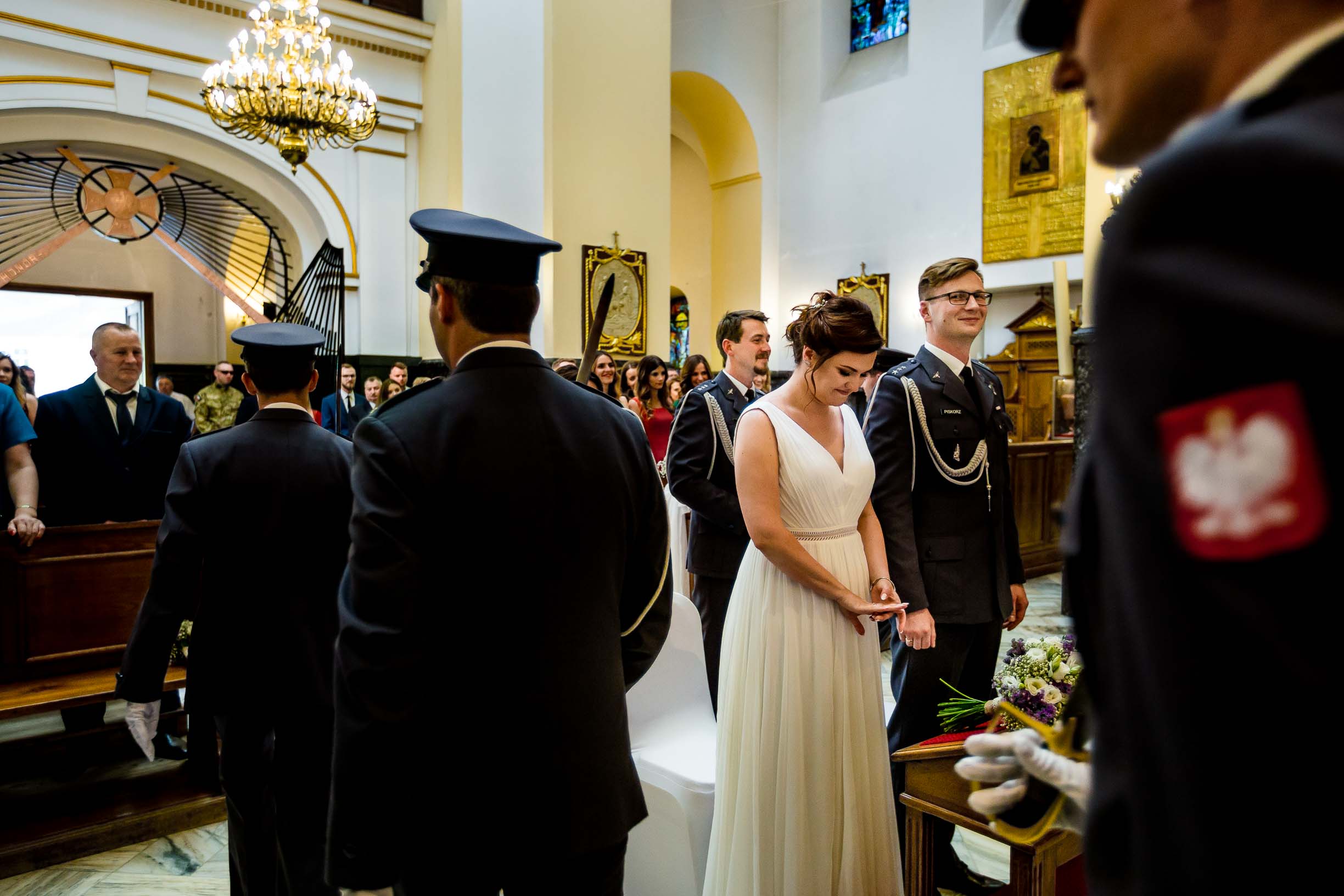 Ślub wojskowy w asyście honorowej - Radom