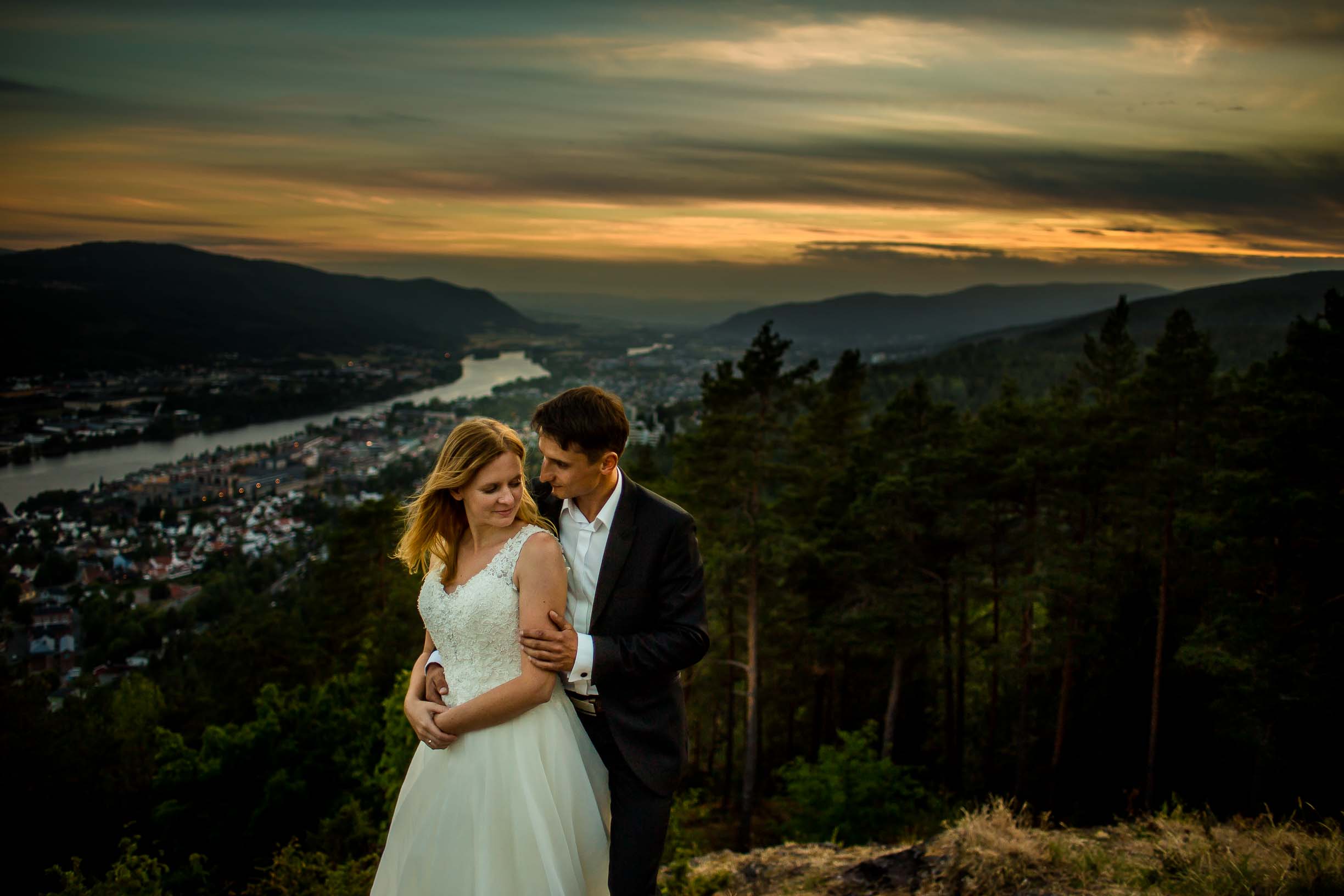 Sesja plenerowa w górach Norwegia