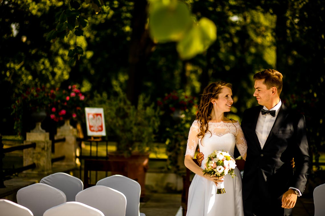 Ślub plenerowy w Wilanowie - Ogród Różany
