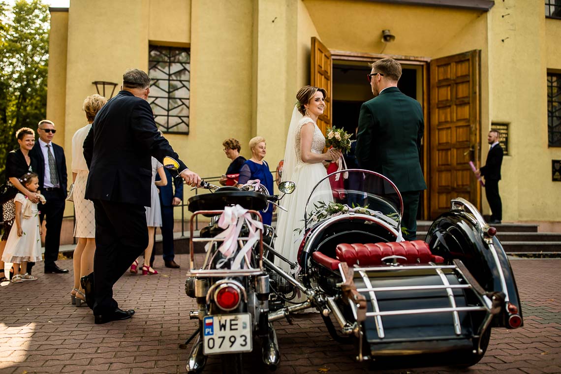 motocyklem do ślubu
