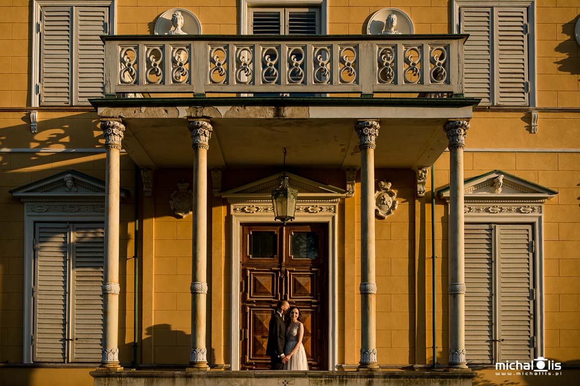 Pałac Wilanów - sesja ślubna