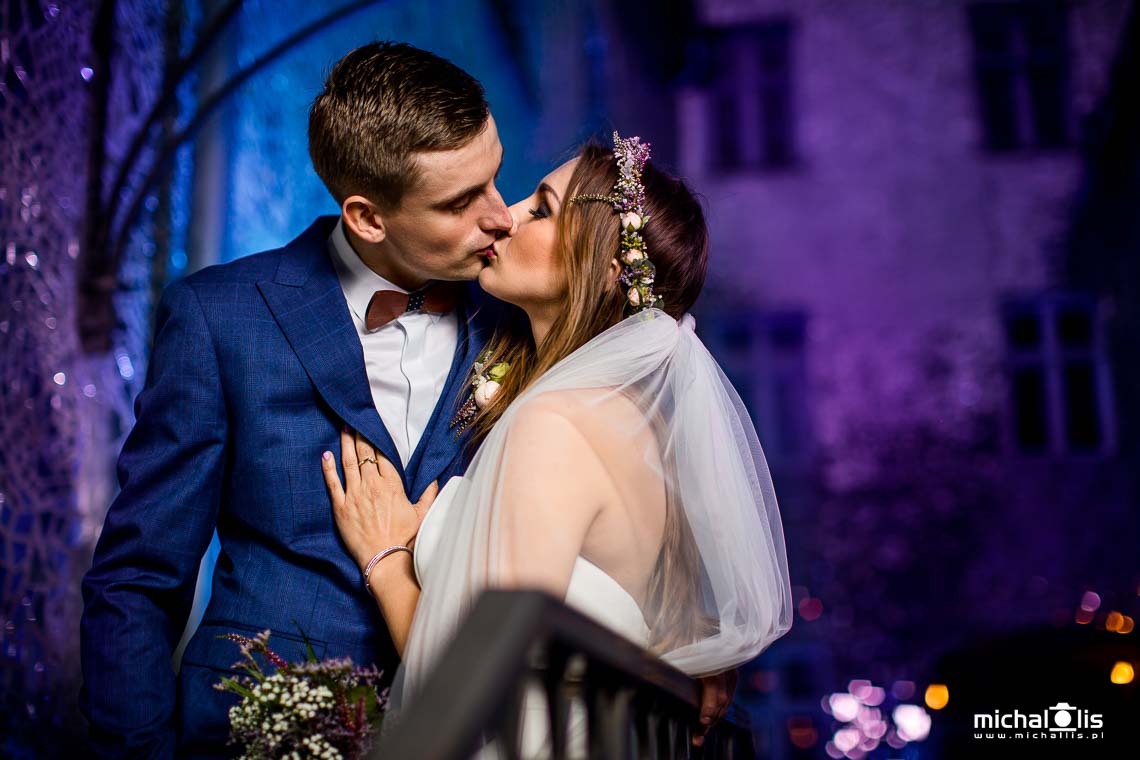 plener ślubny w Pasażu Róży w Łodzi