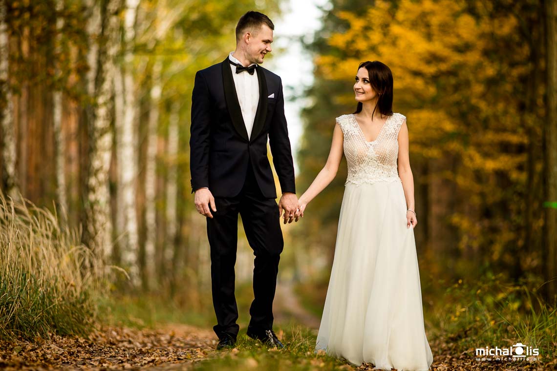 sesja ślubna w lesie - najpiękniejsze zdjęcia ślubne