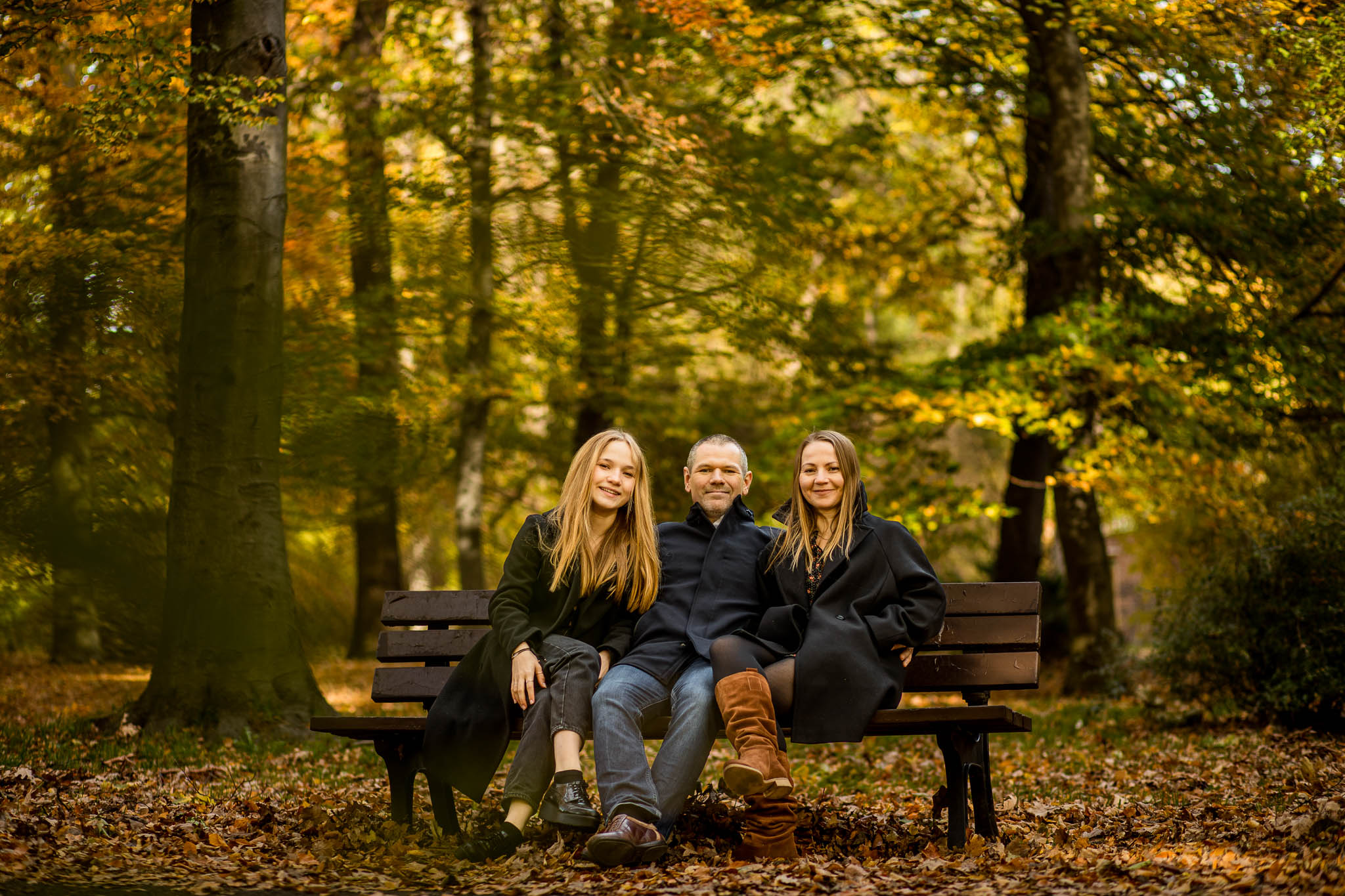Jesienna sesja rodzinna w plenerze Wrocław